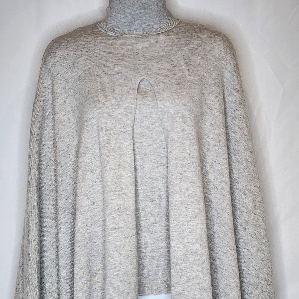Halston Arden Turtleneck Sweater Light heather grey XS